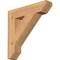 Ekena Millwork Traditional Slat Smooth Bracket, Western Red Cedar, 3 1/2"W x 18"D x 18"H BKT04X18X18TRA06SWR - alternate 1